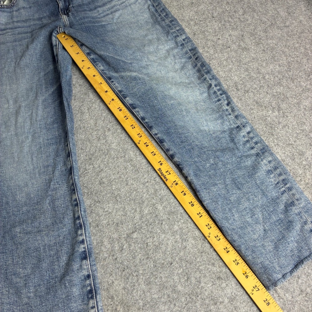 AG Adriano Goldschmied Size 34x28 Ex-Boyfriend Slim Slouchy Jeans Light Wash - Picture 6 of 9